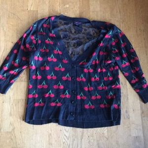 Cheery sweater/cardigan